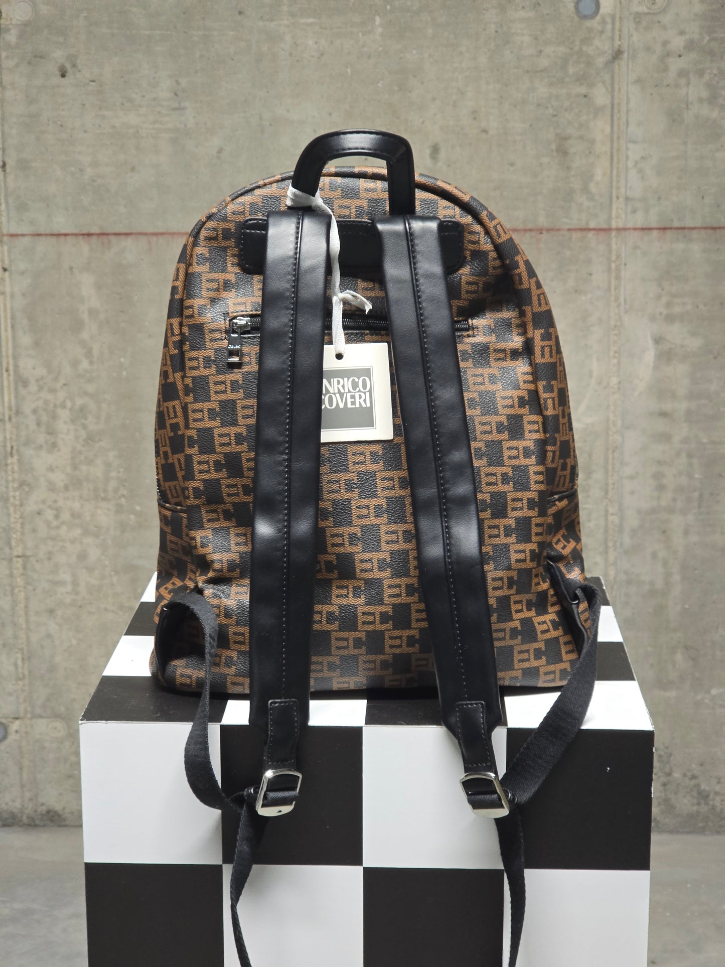 Zaino Enrico Coveri Marrone