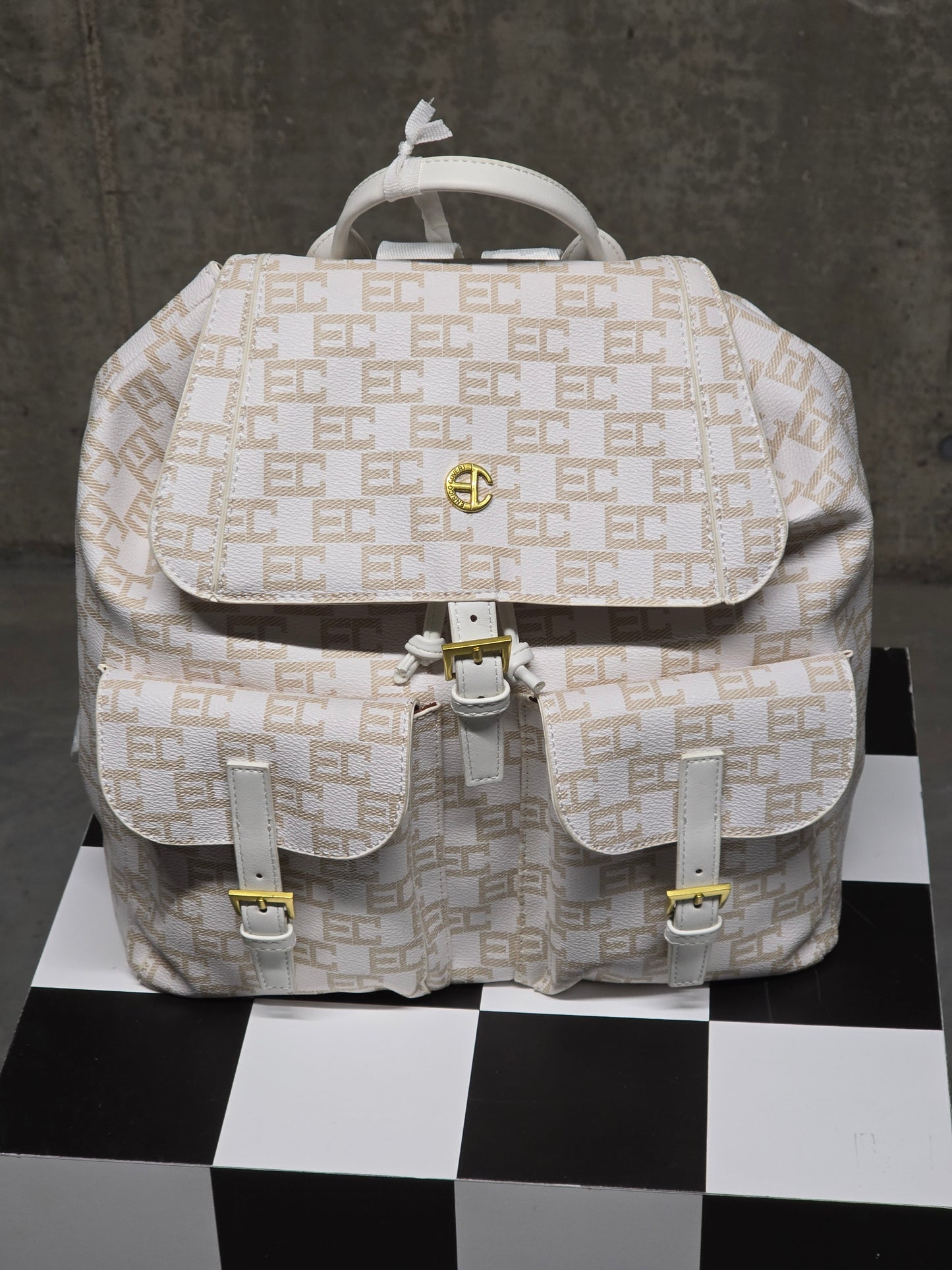 Zaino Enrico Coveri Bianco