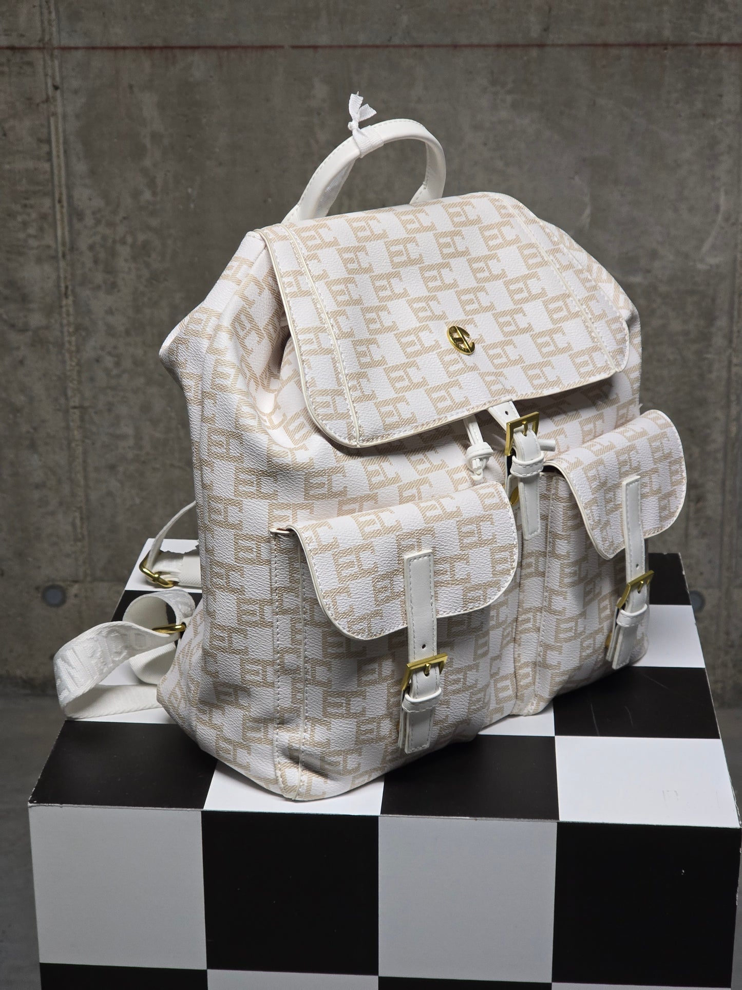 Zaino Enrico Coveri Bianco