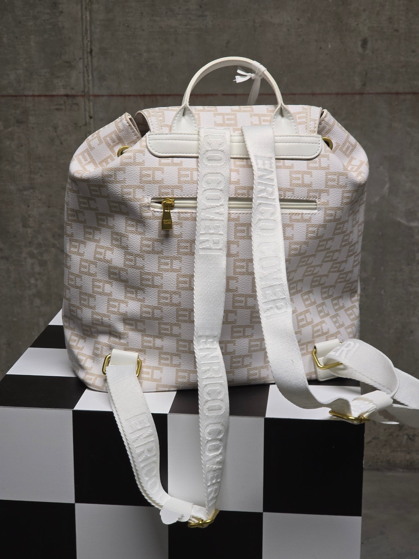 Zaino Enrico Coveri Bianco
