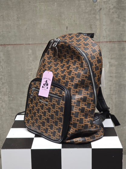 Zaino Enrico Coveri Marrone