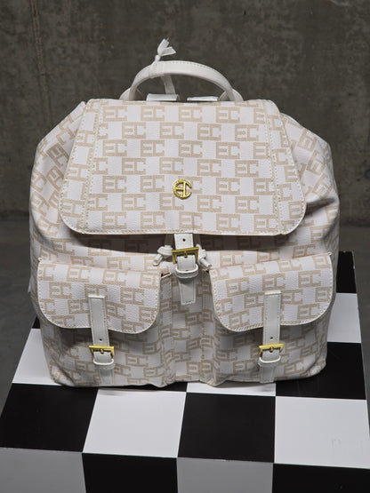 Zaino Enrico Coveri Bianco