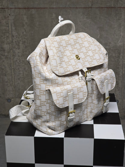 Zaino Enrico Coveri Bianco