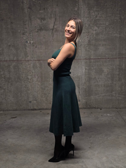 Abito maglia midi